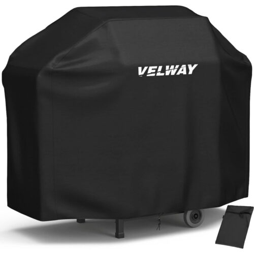 Velway Funda Protectora Impermeable para Barbacoa 210D Oxford Anti-Viento y UV