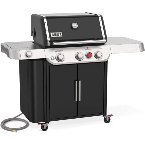 Weber Genesis E-335 – Parrilla de Gas Natural con 3 Quemadores y Zona Sear de 641 pulgadas²