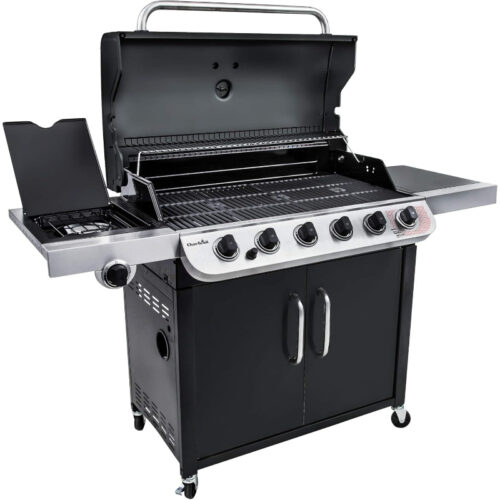 Barbacoa de Gas Char-Broil 640 B-XL con 6 Quemadores y Quemador Lateral