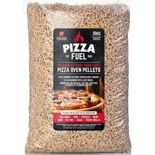 Vivo Technologies ENPLUSA1 Pellets de Madera Premium 10 kg para Hornos de Pizza Ooni