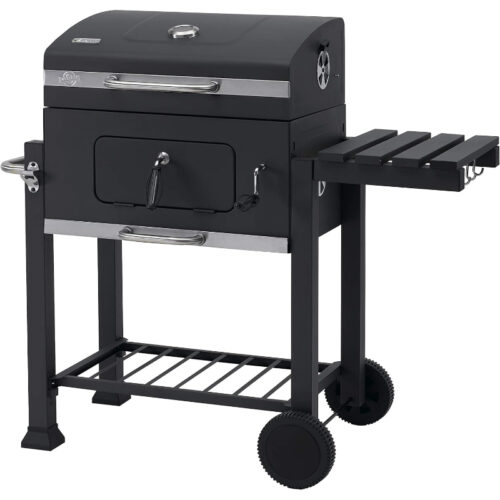 Tepro Toronto Click – Barbacoa de Carbón en Antracita y Acero Inoxidable
