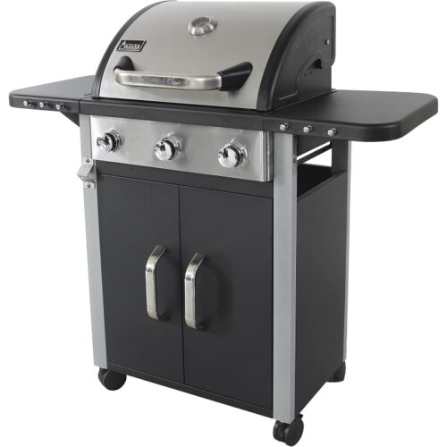 ACTIVA Detroit 3 – Barbacoa de Gas con 3 Quemadores y Ruedas