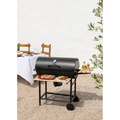 BBQ Smokey Barbacoa Ahumadora de Carbón con Ruedas: Disfruta del sabor auténtico del carbón